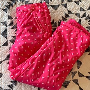 Girls Gymboree Ski Pants, Size M 7/8